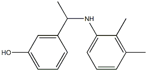 3-{1-[(2,3-dimethylphenyl)amino]ethyl}phenol 구조식 이미지