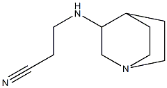 3-{1-azabicyclo[2.2.2]octan-3-ylamino}propanenitrile Structure