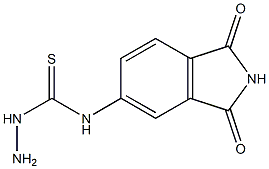 3-amino-1-(1,3-dioxo-2,3-dihydro-1H-isoindol-5-yl)thiourea 구조식 이미지