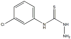 3-amino-1-(3-chlorophenyl)thiourea 구조식 이미지