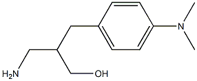 3-amino-2-{[4-(dimethylamino)phenyl]methyl}propan-1-ol 구조식 이미지