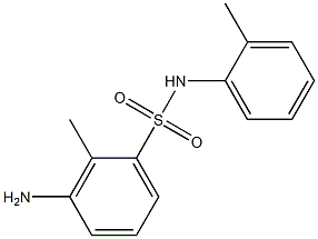 3-amino-2-methyl-N-(2-methylphenyl)benzene-1-sulfonamide Structure