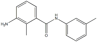 3-amino-2-methyl-N-(3-methylphenyl)benzamide 구조식 이미지