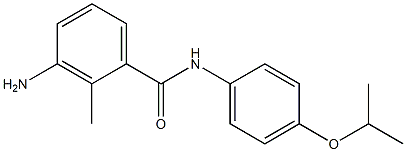 3-amino-2-methyl-N-[4-(propan-2-yloxy)phenyl]benzamide 구조식 이미지