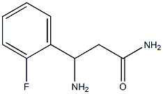 3-amino-3-(2-fluorophenyl)propanamide 구조식 이미지