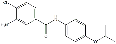 3-amino-4-chloro-N-[4-(propan-2-yloxy)phenyl]benzamide Structure