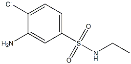 3-amino-4-chloro-N-ethylbenzene-1-sulfonamide Structure