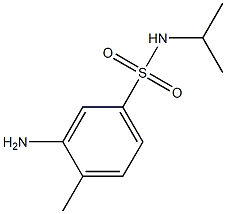 3-amino-4-methyl-N-(propan-2-yl)benzene-1-sulfonamide Structure
