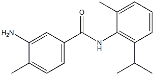 3-amino-4-methyl-N-[2-methyl-6-(propan-2-yl)phenyl]benzamide 구조식 이미지