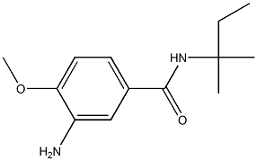 3-amino-N-(1,1-dimethylpropyl)-4-methoxybenzamide Structure