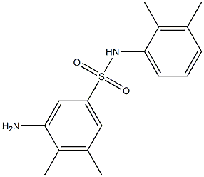 3-amino-N-(2,3-dimethylphenyl)-4,5-dimethylbenzene-1-sulfonamide 구조식 이미지