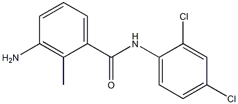 3-amino-N-(2,4-dichlorophenyl)-2-methylbenzamide 구조식 이미지