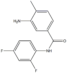 3-amino-N-(2,4-difluorophenyl)-4-methylbenzamide Structure