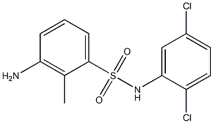 3-amino-N-(2,5-dichlorophenyl)-2-methylbenzene-1-sulfonamide 구조식 이미지