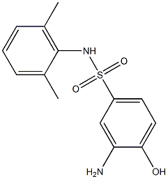 3-amino-N-(2,6-dimethylphenyl)-4-hydroxybenzene-1-sulfonamide 구조식 이미지