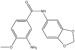 3-amino-N-(2H-1,3-benzodioxol-5-yl)-4-methoxybenzamide Structure