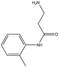 3-amino-N-(2-methylphenyl)propanamide 구조식 이미지