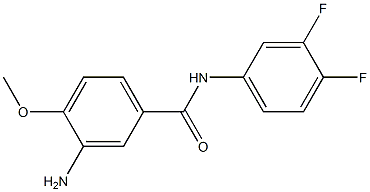 3-amino-N-(3,4-difluorophenyl)-4-methoxybenzamide 구조식 이미지