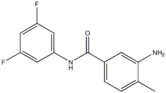 3-amino-N-(3,5-difluorophenyl)-4-methylbenzamide 구조식 이미지