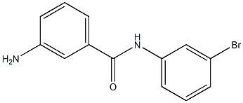 3-amino-N-(3-bromophenyl)benzamide 구조식 이미지