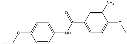 3-amino-N-(4-ethoxyphenyl)-4-methoxybenzamide 구조식 이미지