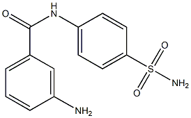 3-amino-N-(4-sulfamoylphenyl)benzamide 구조식 이미지