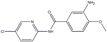 3-amino-N-(5-chloropyridin-2-yl)-4-methoxybenzamide 구조식 이미지