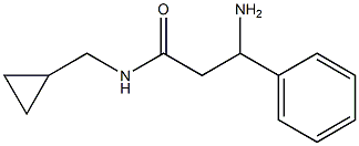 3-amino-N-(cyclopropylmethyl)-3-phenylpropanamide 구조식 이미지