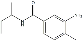3-amino-N-(sec-butyl)-4-methylbenzamide Structure