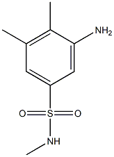 3-amino-N,4,5-trimethylbenzene-1-sulfonamide 구조식 이미지