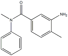 3-amino-N,4-dimethyl-N-phenylbenzamide 구조식 이미지