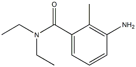 3-amino-N,N-diethyl-2-methylbenzamide 구조식 이미지