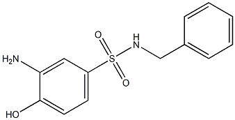 3-amino-N-benzyl-4-hydroxybenzene-1-sulfonamide Structure