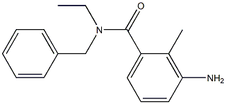 3-amino-N-benzyl-N-ethyl-2-methylbenzamide 구조식 이미지