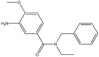 3-amino-N-benzyl-N-ethyl-4-methoxybenzamide 구조식 이미지