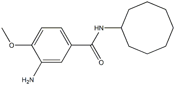 3-amino-N-cyclooctyl-4-methoxybenzamide Structure