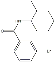 3-bromo-N-(2-methylcyclohexyl)benzamide 구조식 이미지
