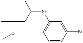 3-bromo-N-(4-methoxy-4-methylpentan-2-yl)aniline 구조식 이미지