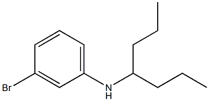 3-bromo-N-(heptan-4-yl)aniline 구조식 이미지