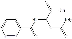 3-carbamoyl-2-(phenylformamido)propanoic acid 구조식 이미지