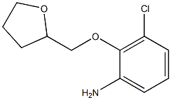3-chloro-2-(oxolan-2-ylmethoxy)aniline 구조식 이미지