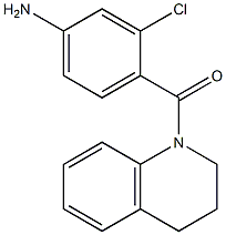 3-chloro-4-(3,4-dihydroquinolin-1(2H)-ylcarbonyl)aniline Structure