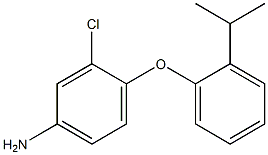 3-chloro-4-[2-(propan-2-yl)phenoxy]aniline Structure