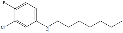 3-chloro-4-fluoro-N-heptylaniline 구조식 이미지