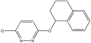 3-chloro-6-(1,2,3,4-tetrahydronaphthalen-1-yloxy)pyridazine 구조식 이미지