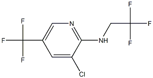 3-chloro-N-(2,2,2-trifluoroethyl)-5-(trifluoromethyl)pyridin-2-amine Structure