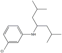 3-chloro-N-(2,6-dimethylheptan-4-yl)aniline Structure
