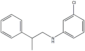 3-chloro-N-(2-phenylpropyl)aniline Structure