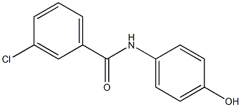 3-chloro-N-(4-hydroxyphenyl)benzamide Structure