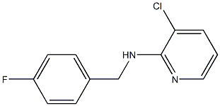 3-chloro-N-[(4-fluorophenyl)methyl]pyridin-2-amine Structure